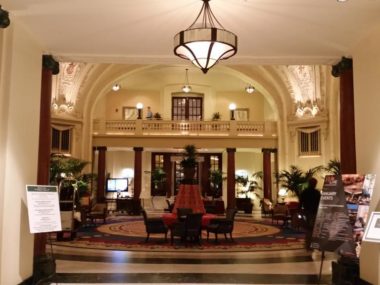 hotel lobby