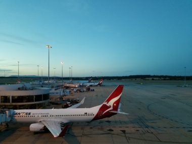 planes on runway