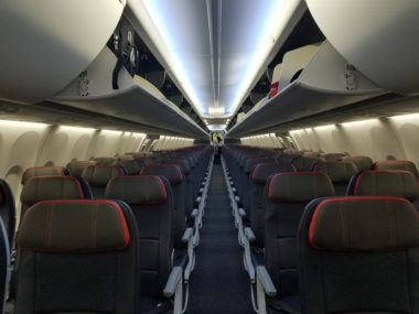 inside plane