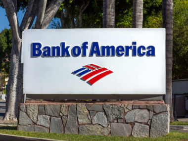 bank of america sign